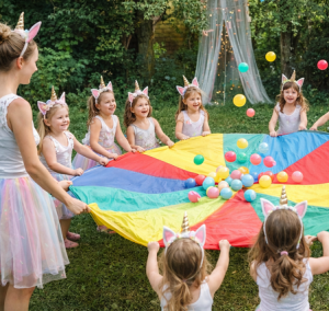 Einhorn Kindergeburtstag Spiele